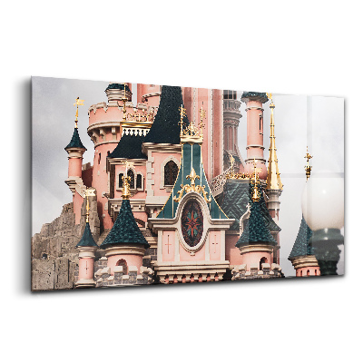 Egyedi üvegkép Disneyland kastély Párizsban