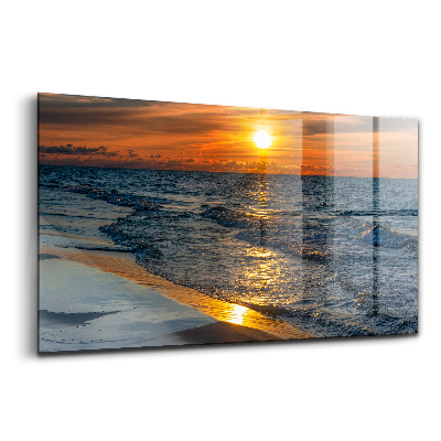 Üvegkép falra Władysławowo Balti-tenger