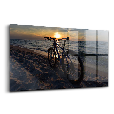 Egyedi üvegkép Kerékpár Balti-tenger