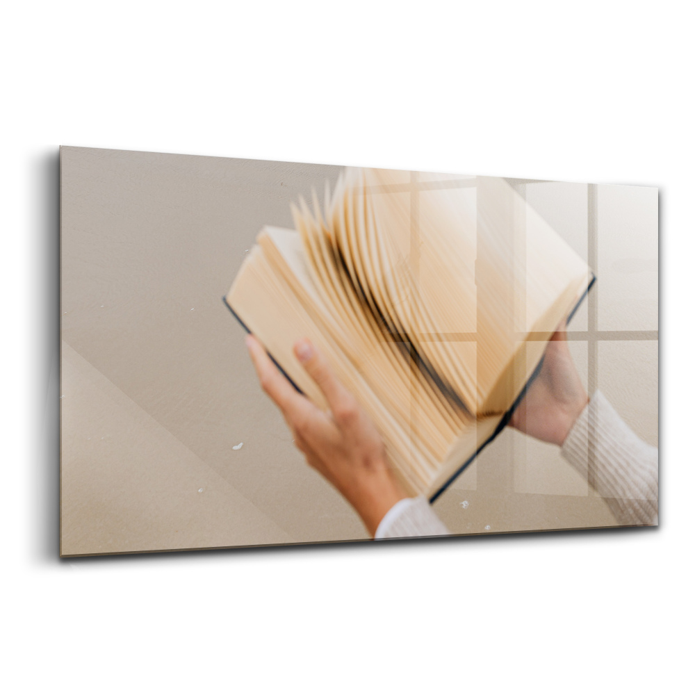 Üvegkép falra Pillanat magadnak könyv