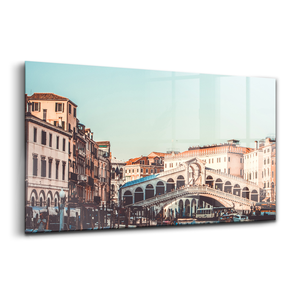 Üvegkép falra A rialtói híd Velencében