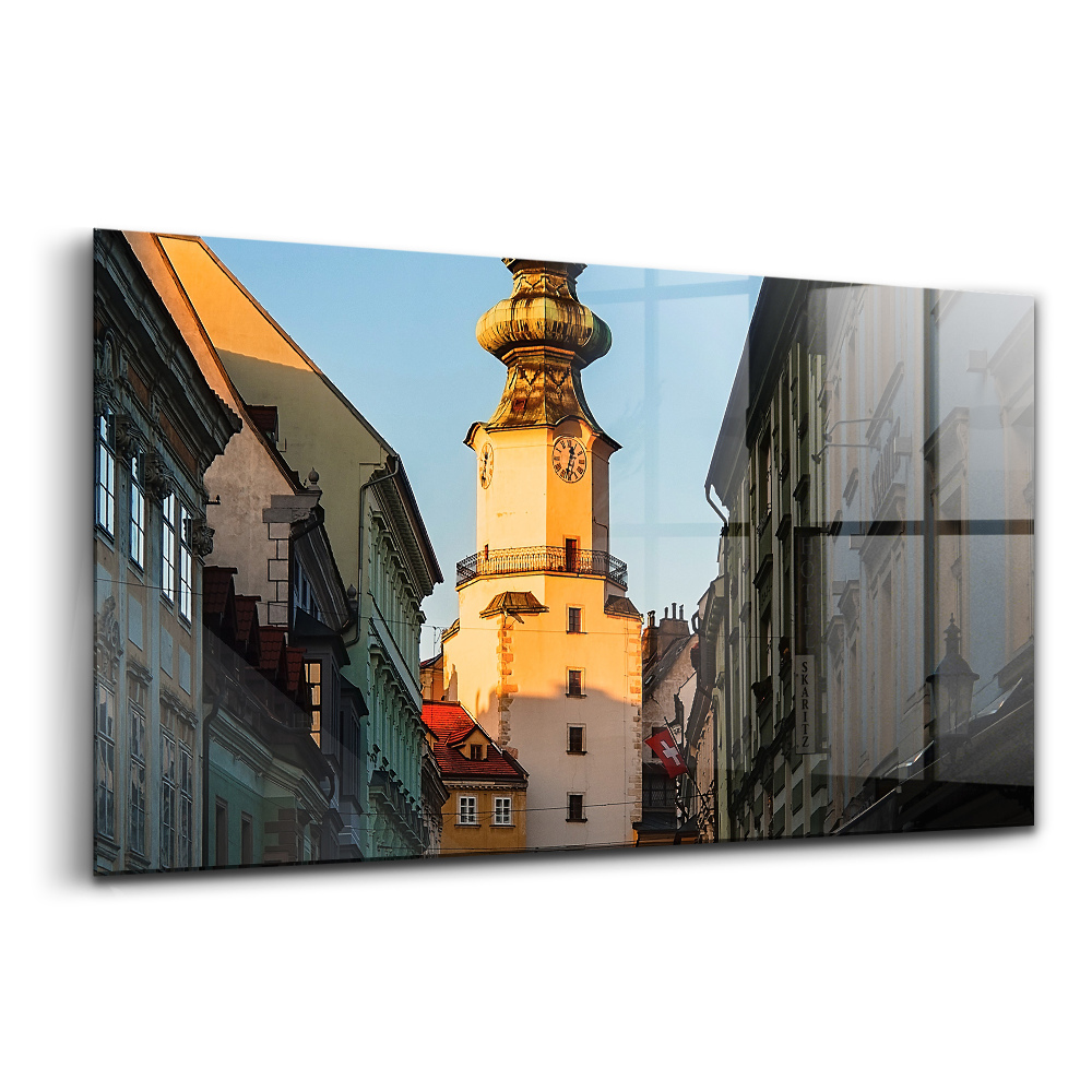 Üvegkép falra Mihály-kapu Pozsonyban
