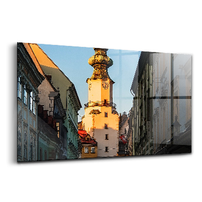 Üvegkép falra Mihály-kapu Pozsonyban
