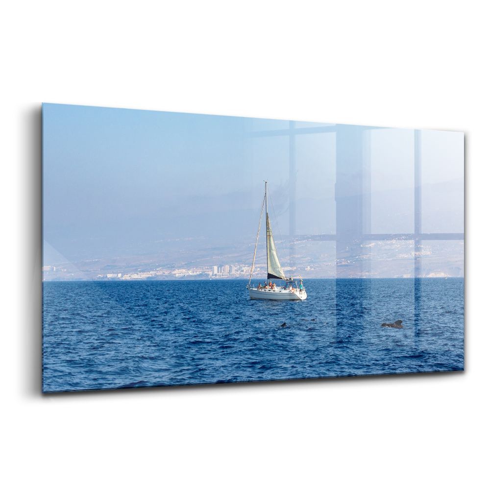 Egyedi üvegkép Vitorlázás Tenerifén