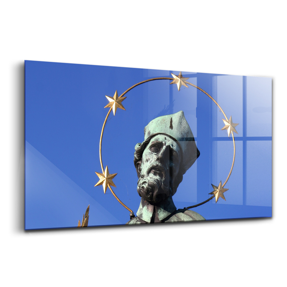 Üvegkép jan nepomucen szobra prágában