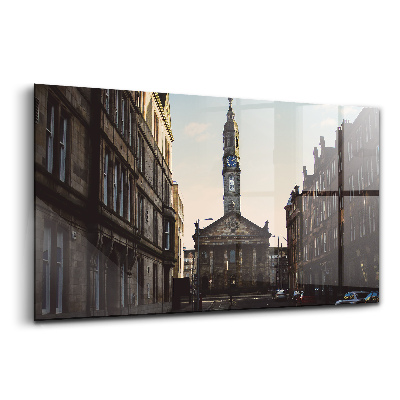Egyedi üvegkép Glasgow-i óratorony