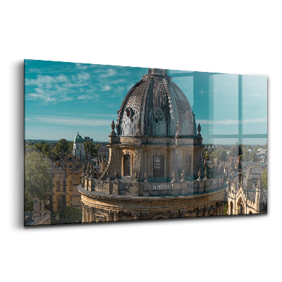 Egyedi üvegkép Könyvtár Oxfordban Angliában