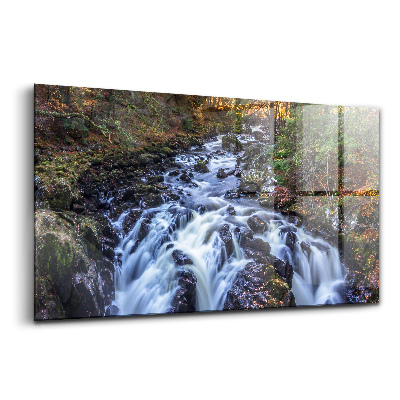 Üvegkép falra Kép egy folyami tájról