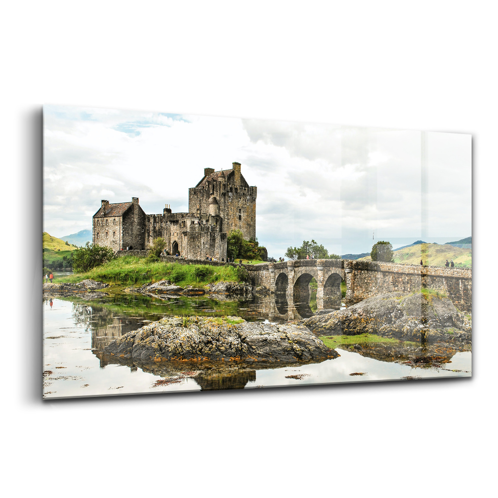 Üvegkép eilean donan kastély skóciában