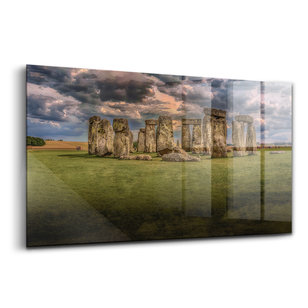 Üvegkép falra Stonehenge nimbostratus