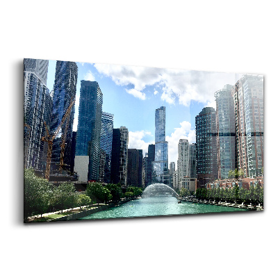 Egyedi üvegkép Felhőkarcolók