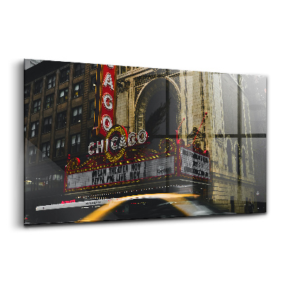Üvegkép Chicago színház