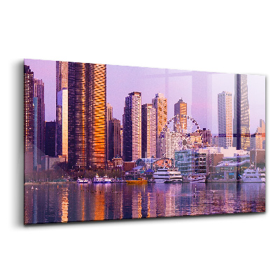 Üvegkép falra Felhőkarcolók látványa USA