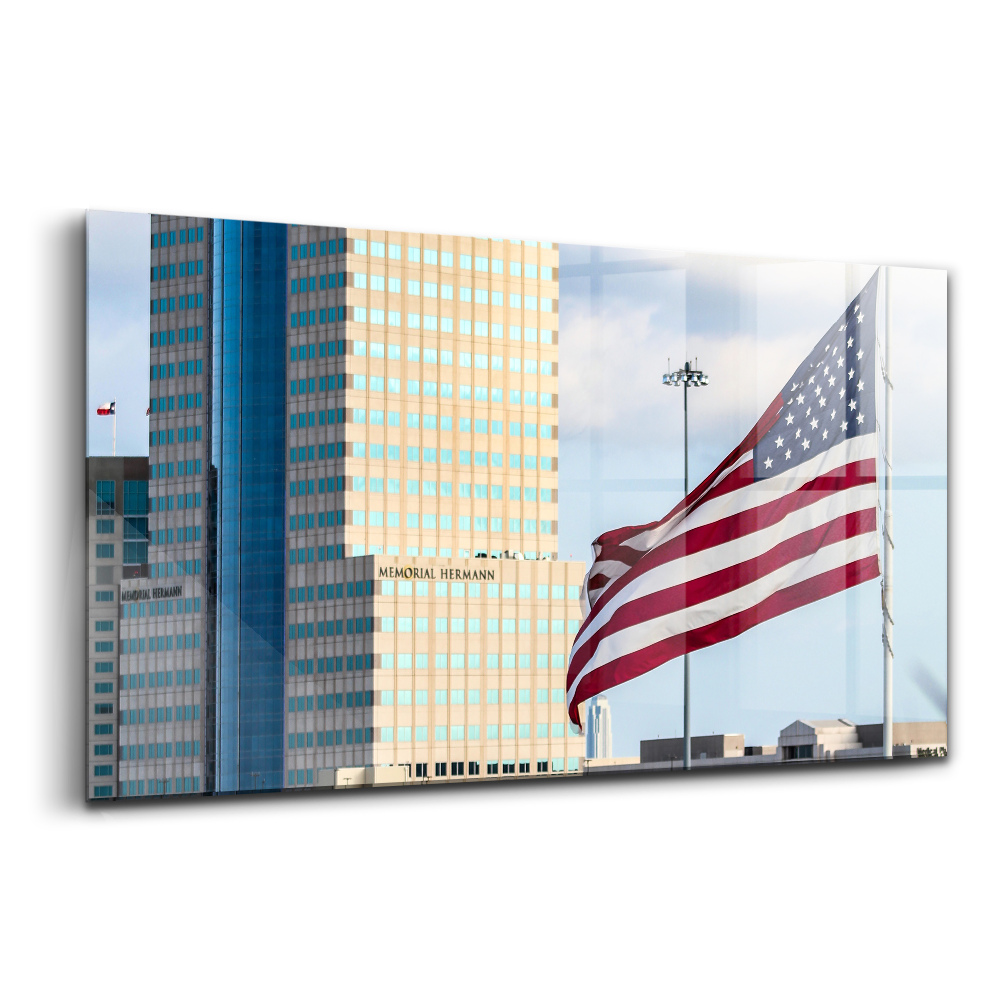 Üvegkép Amerikai zászló