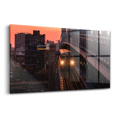 Egyedi üvegkép A Benjamin Franklin híd