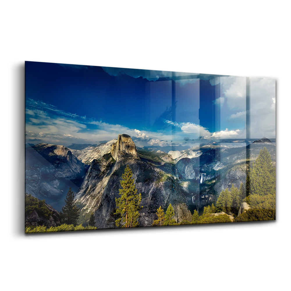 Üvegkép A hegycsúcsok