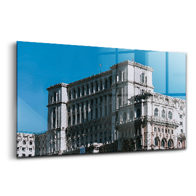 Üvegkép falra Népi palota Bukarestben