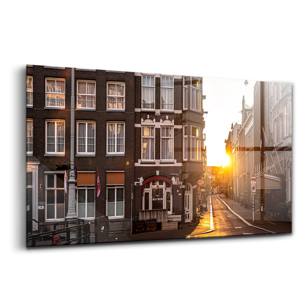 Egyedi üvegkép Építészet Amszterdamban