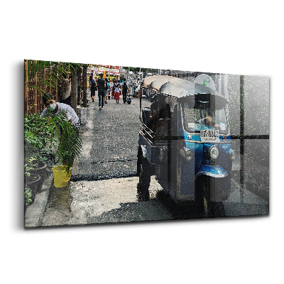 Üvegkép Tuk tuk tuk Thaiföldön