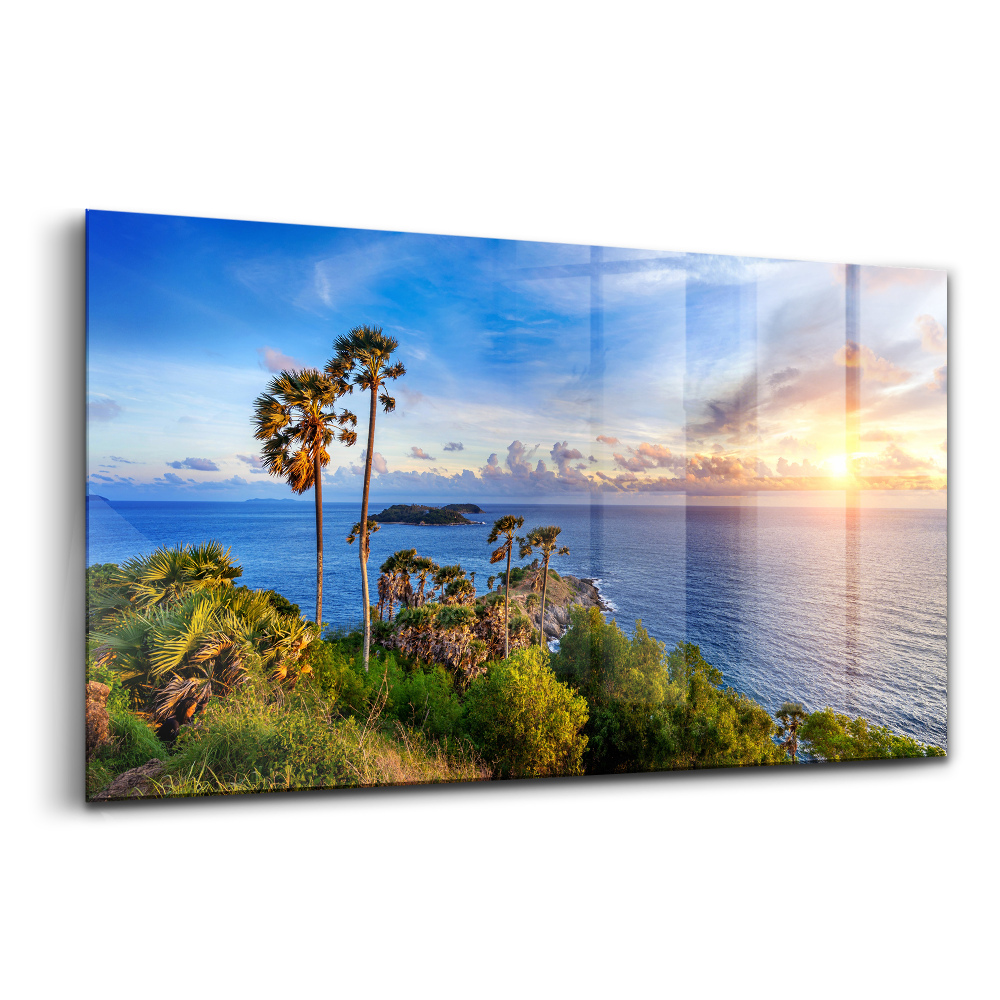 Egyedi üvegkép Phuket Thaiföldön