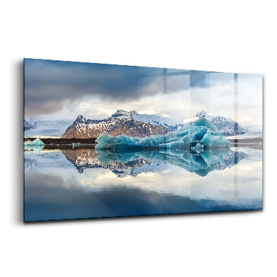 Üvegkép Jokulsarlon-tó Izland