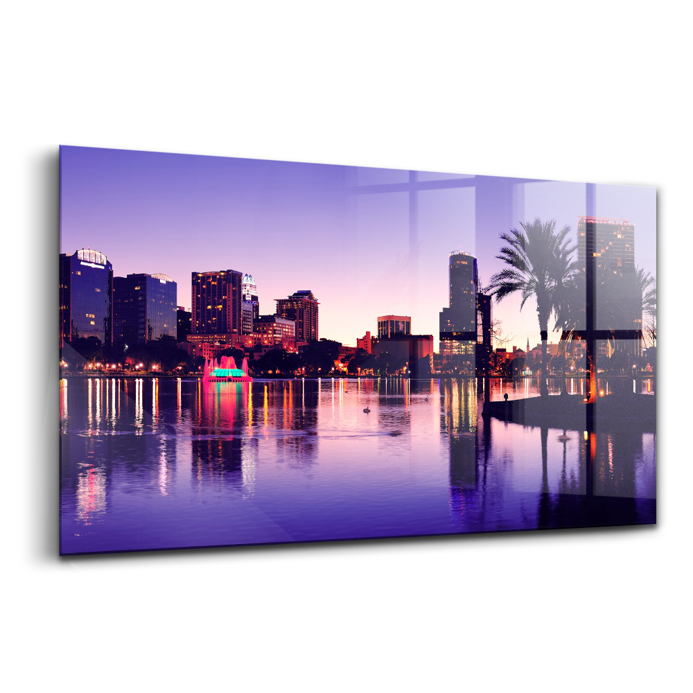 Üvegkép Orlando város látképe