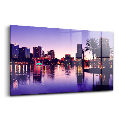 Üvegkép Orlando város látképe
