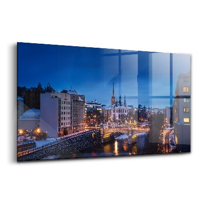 Üvegkép falra Pilzno város panorámája cseh köztársaság