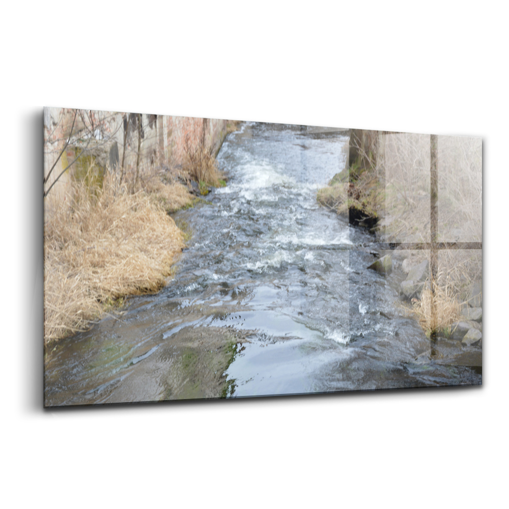 Üvegkép Tasovice folyó dyje Morvaország