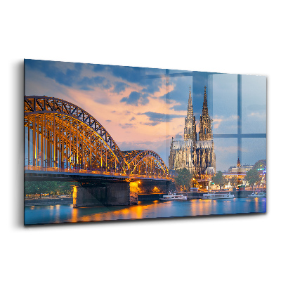 Egyedi üvegkép Kilátás a városházára