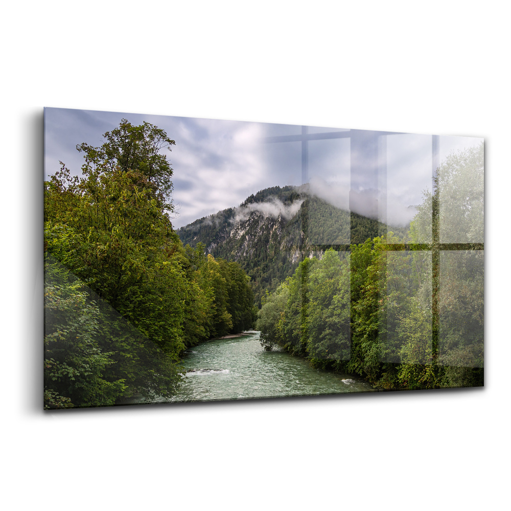 Egyedi üvegkép Hegyi táj Németország