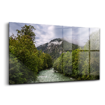 Egyedi üvegkép Hegyi táj Németország