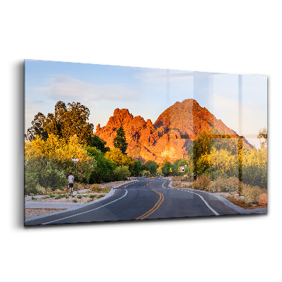 Egyedi üvegkép A Camelback-hegy kilátása