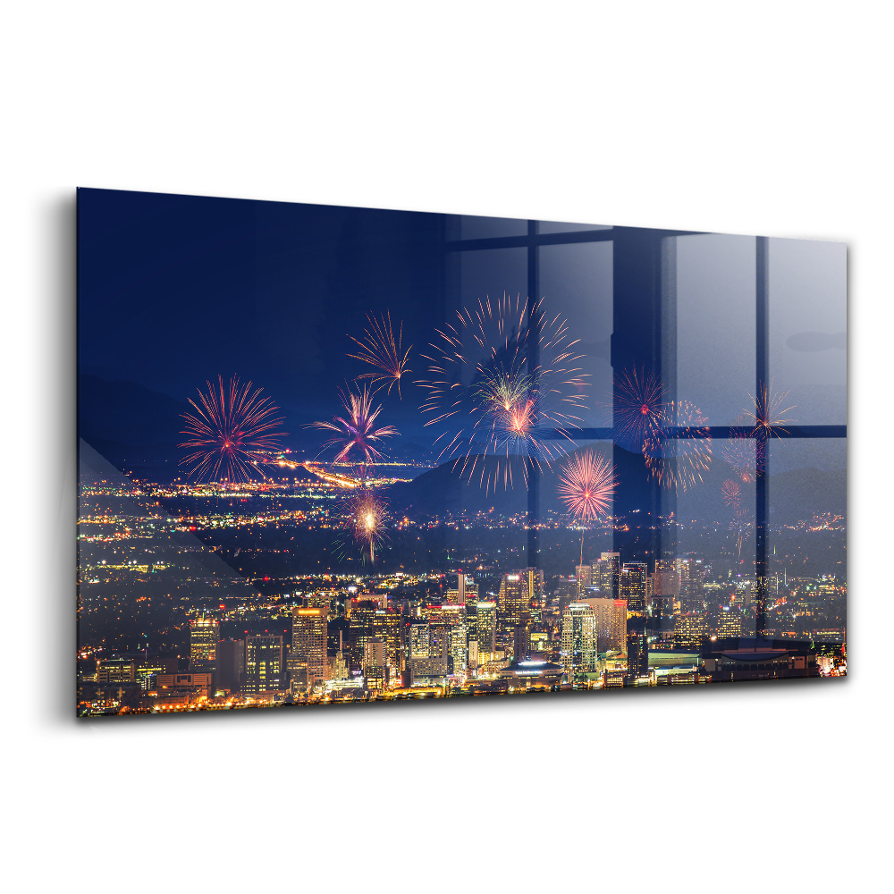 Üvegkép Phoenix városa éjszaka