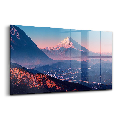 Üvegkép falra Hegyek San Antonioban USA