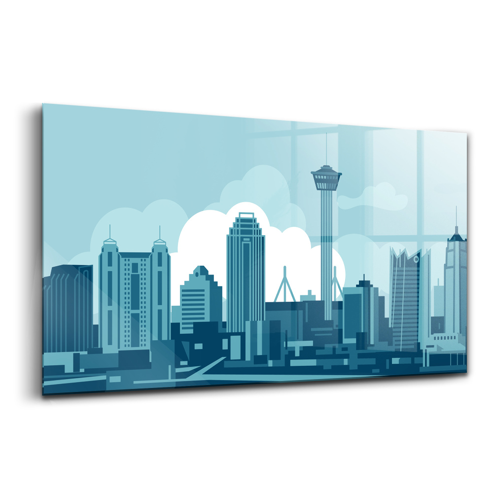 Üvegkép falra San Antonio építészete USA