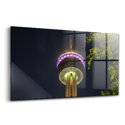 Üvegkép Épület San Antonióban