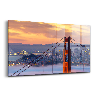 Üvegkép falra San Francisco híd
