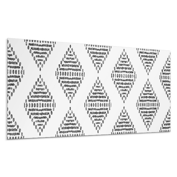 Falpanel Gyémántminta rácsban