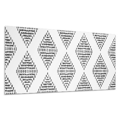 Falpanel Gyémántminta rácsban