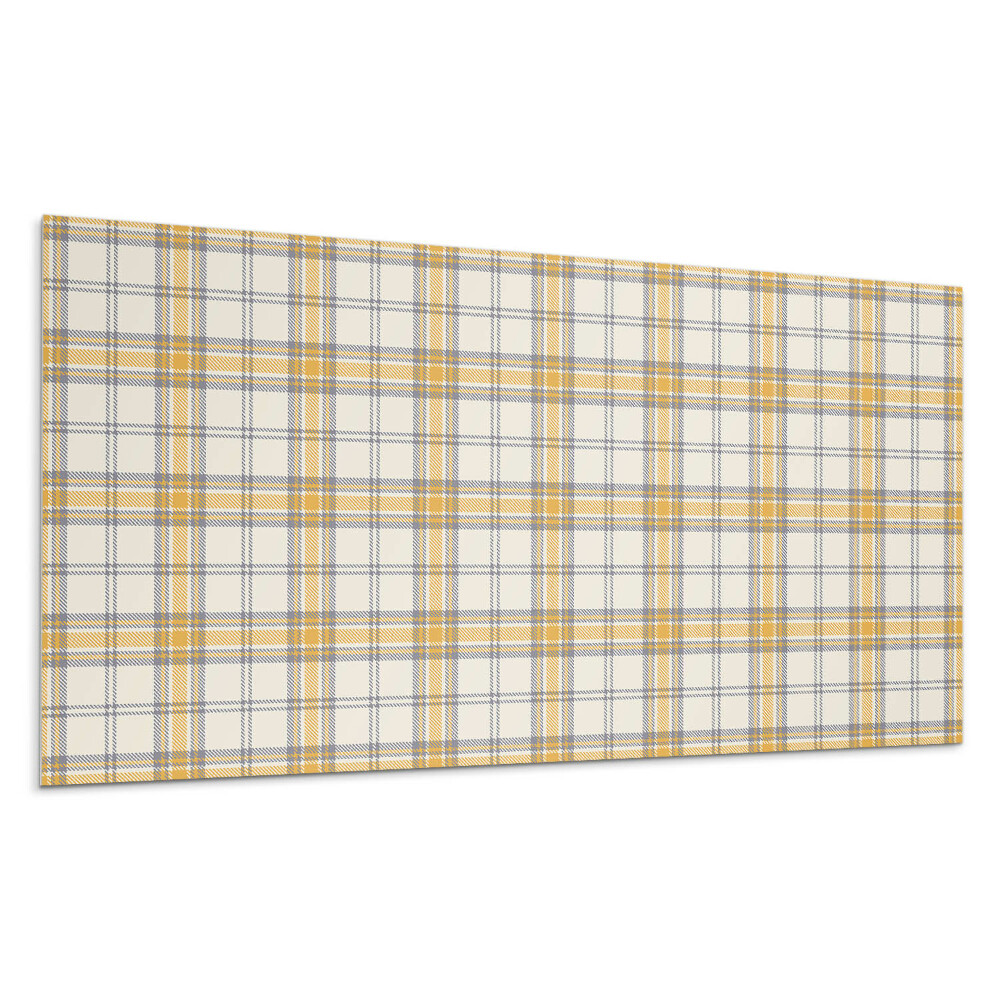 Falpanel Kockás minta vonalakkal