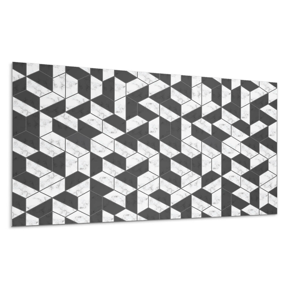Öntapadó falburkolat 3D geometrikus minta