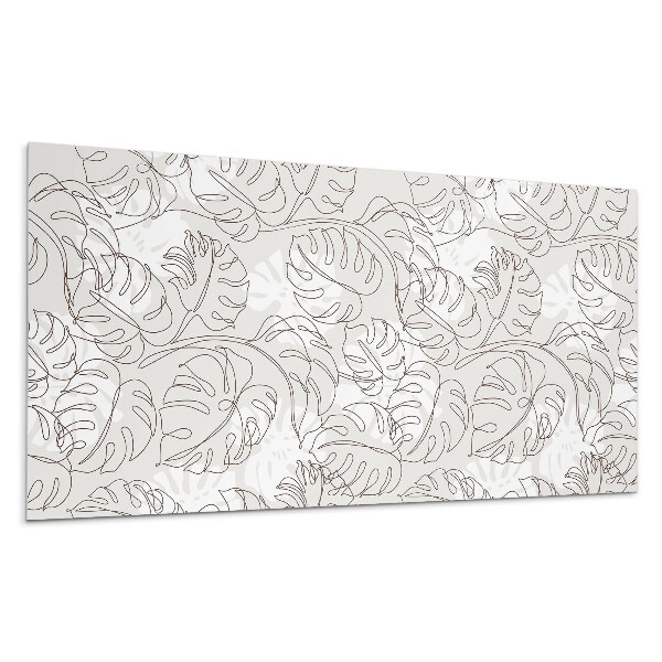 Pvc falpanel Vonal levélminta