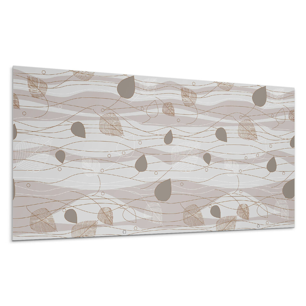 Öntapadó falburkolat Levélminta hullámokon