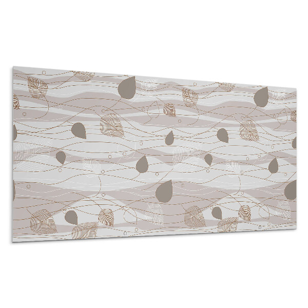 Öntapadó falburkolat Levélminta hullámokon