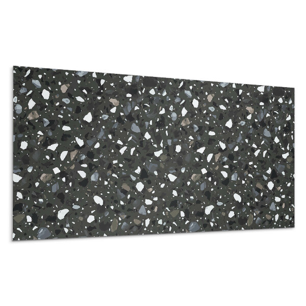 Falpanel Kőminta töredékekkel