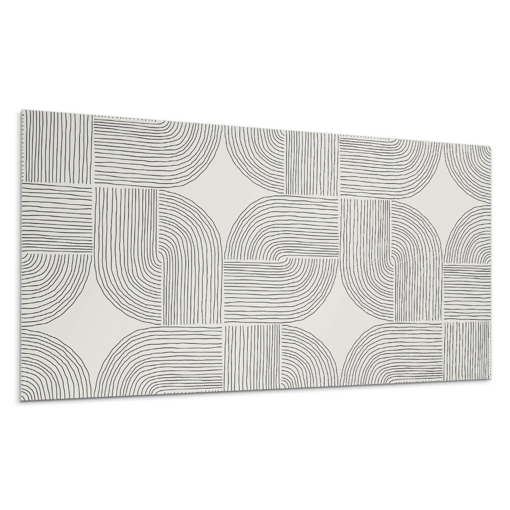 Öntapadó falburkolat Geometriai vonalak az elrendezésben