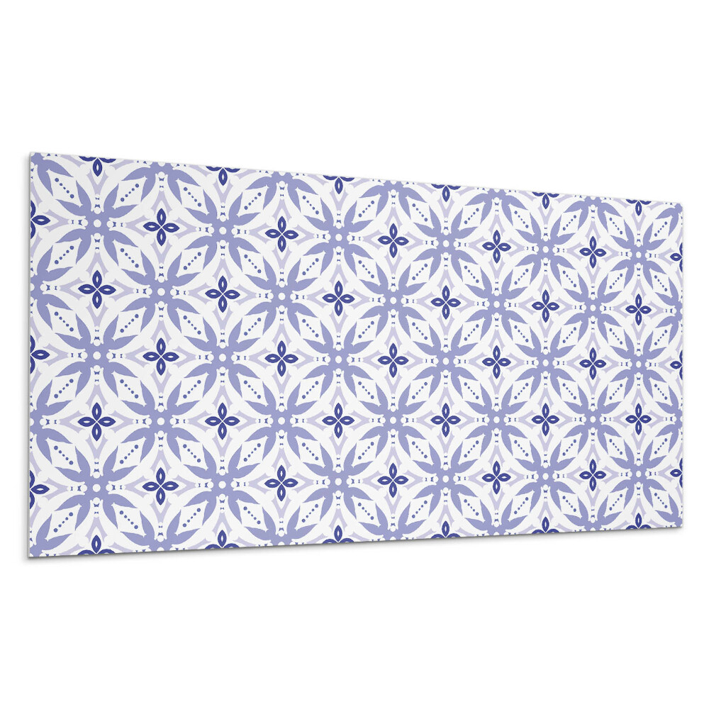 Pvc falpanel Geometrikus minta virágokkal