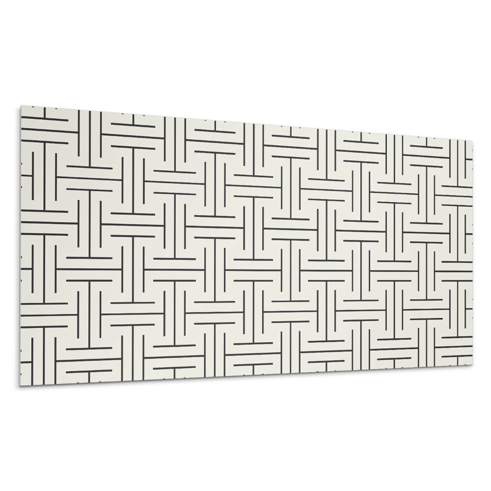 Falpanel Geometrikus kockás minta