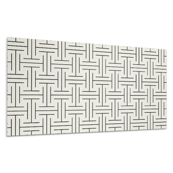 Falpanel Geometrikus kockás minta